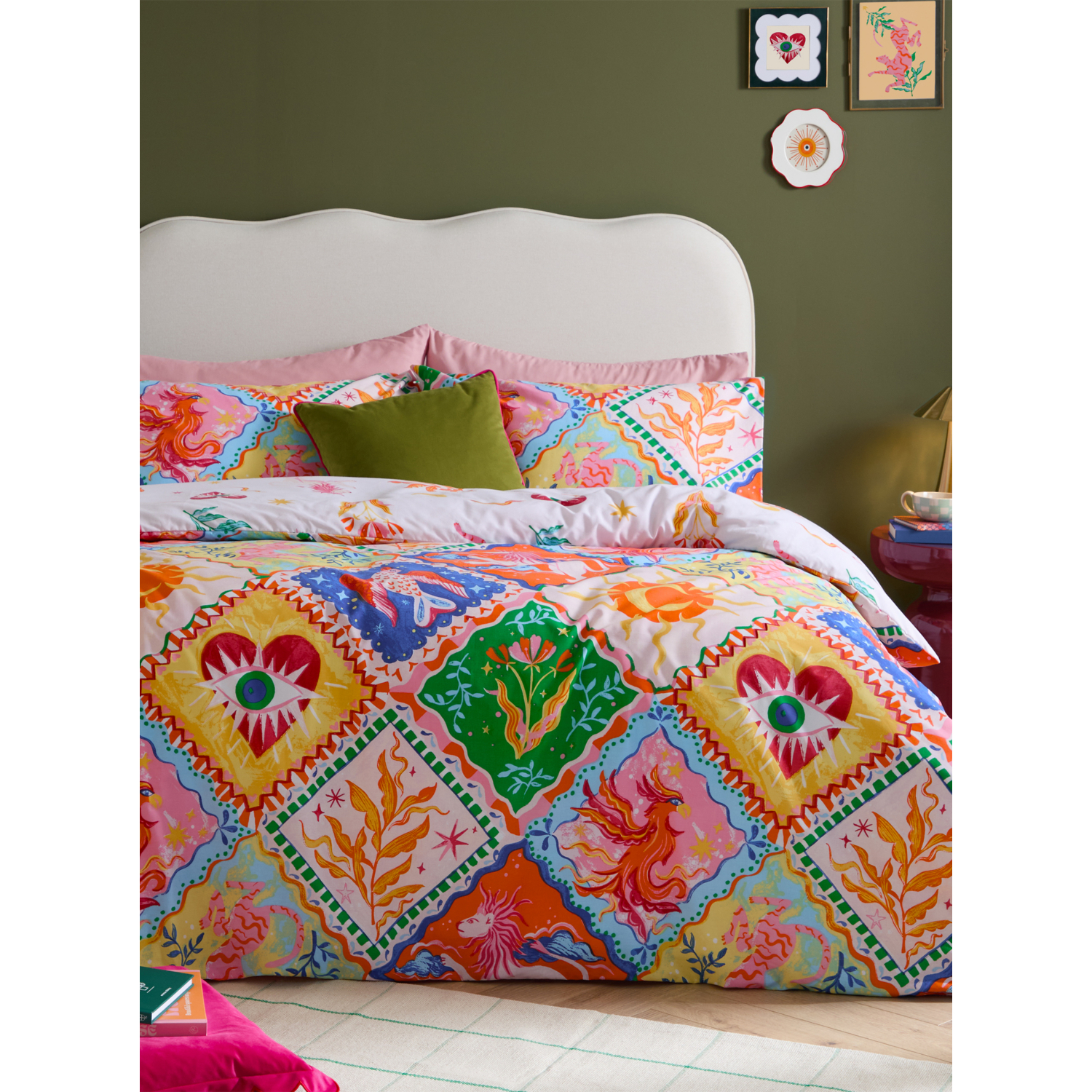 George Multi Furn Seraphine Reversible Duvet Set