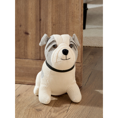 Betsie Dog Waffle Weave Door Stop Cream Natural One Size 1