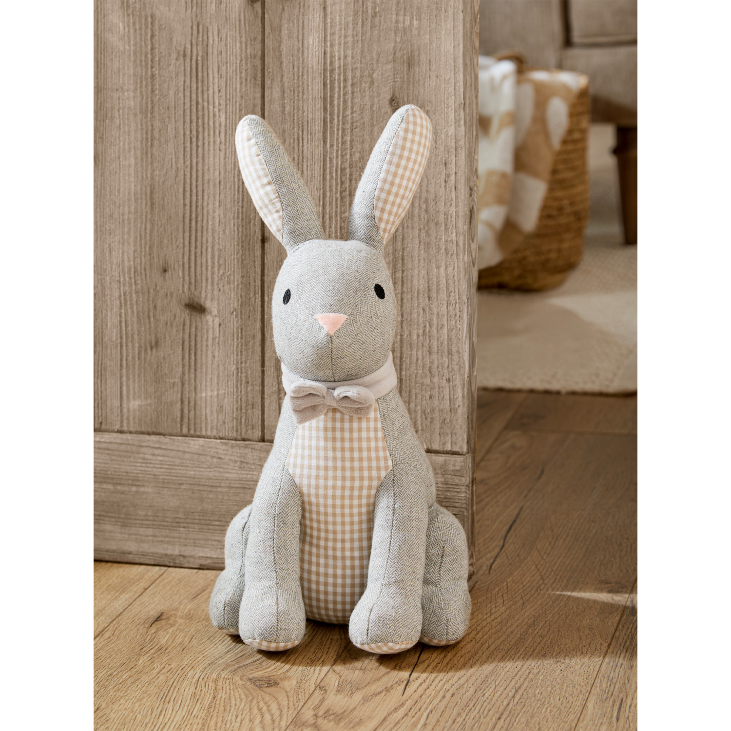 George Natural Wylder Harvey Hare Herringbone Door Stop