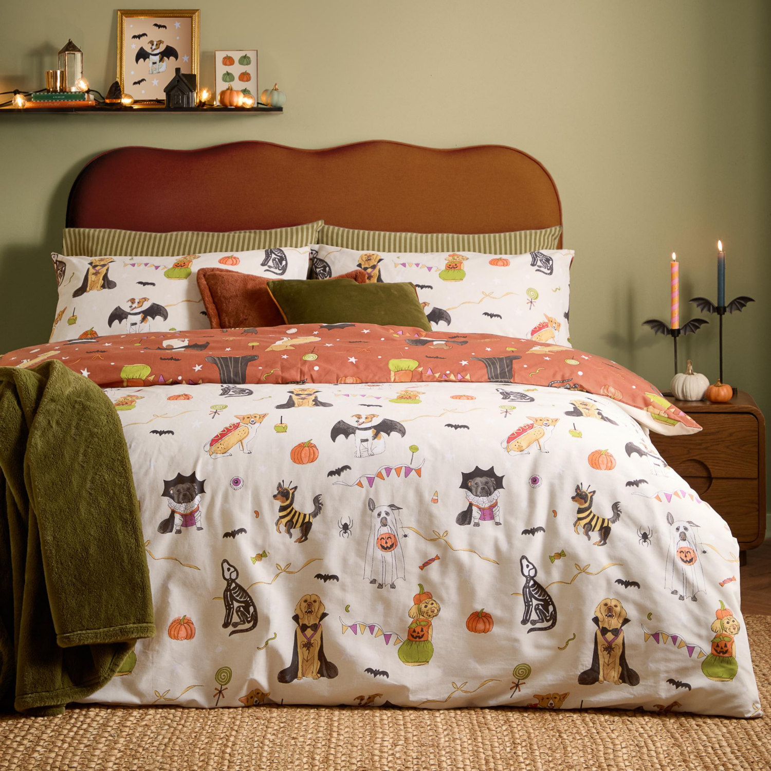 George Multi Furn Howloween Duvet Set