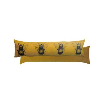 Evans Lichfield Gold Bee Draught Excluder Polyester Gold, Gold