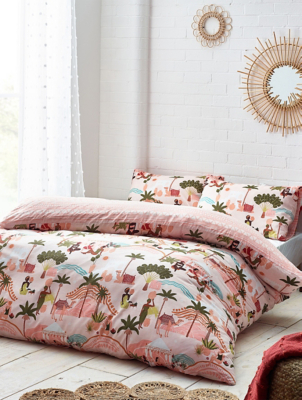 Furn Nalani Abstract Floral Duvet Cover Set Home at ASDA
