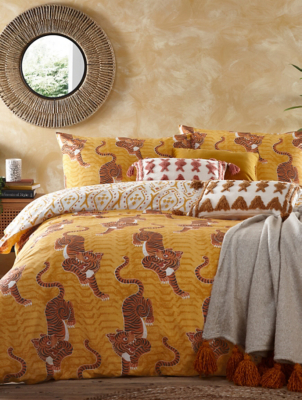 Furn Tibetan Tiger Tribal Duvet Cover Set Home George at ASDA - Main Image
