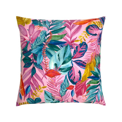Furn Psychedelic Jungle Polyester Filled Outdoor Cushion | Size: 43 cm x 43 cm