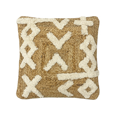 furn Hoem Carro Abstract Polyester Filled Cushion In Dusk 43 X 43Cm, Multi