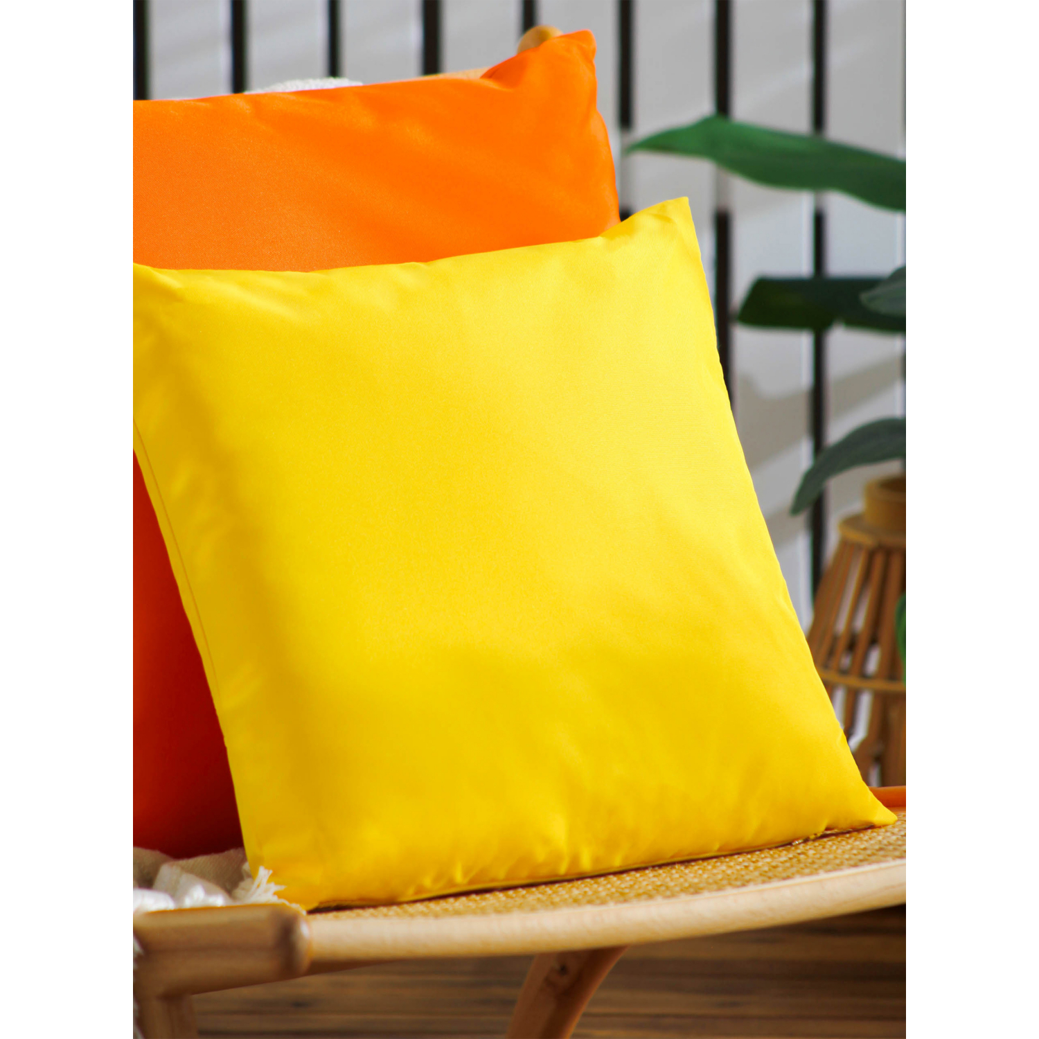 George Yellow Furn Wrap Outdoor Cushion