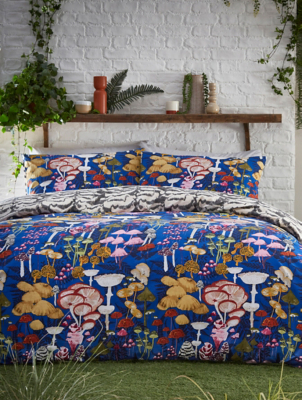 Furn Amanita Abstract Mushroom Duvet Cover Set Home at ASDA