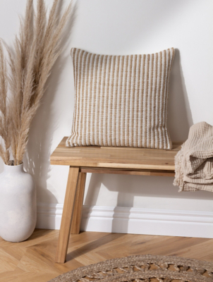Yard Organik Stripe Cushion Home at ASDA