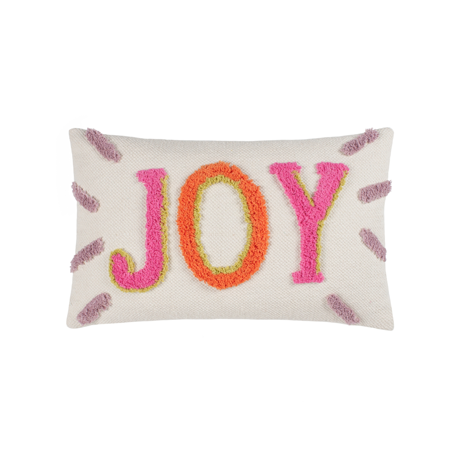 George Multi Heya Home Joy Slogan Tufted Cushion
