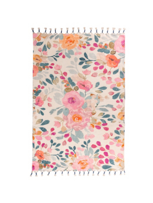 Wylder Posies Floral Cotton Indoor Rug Home at ASDA