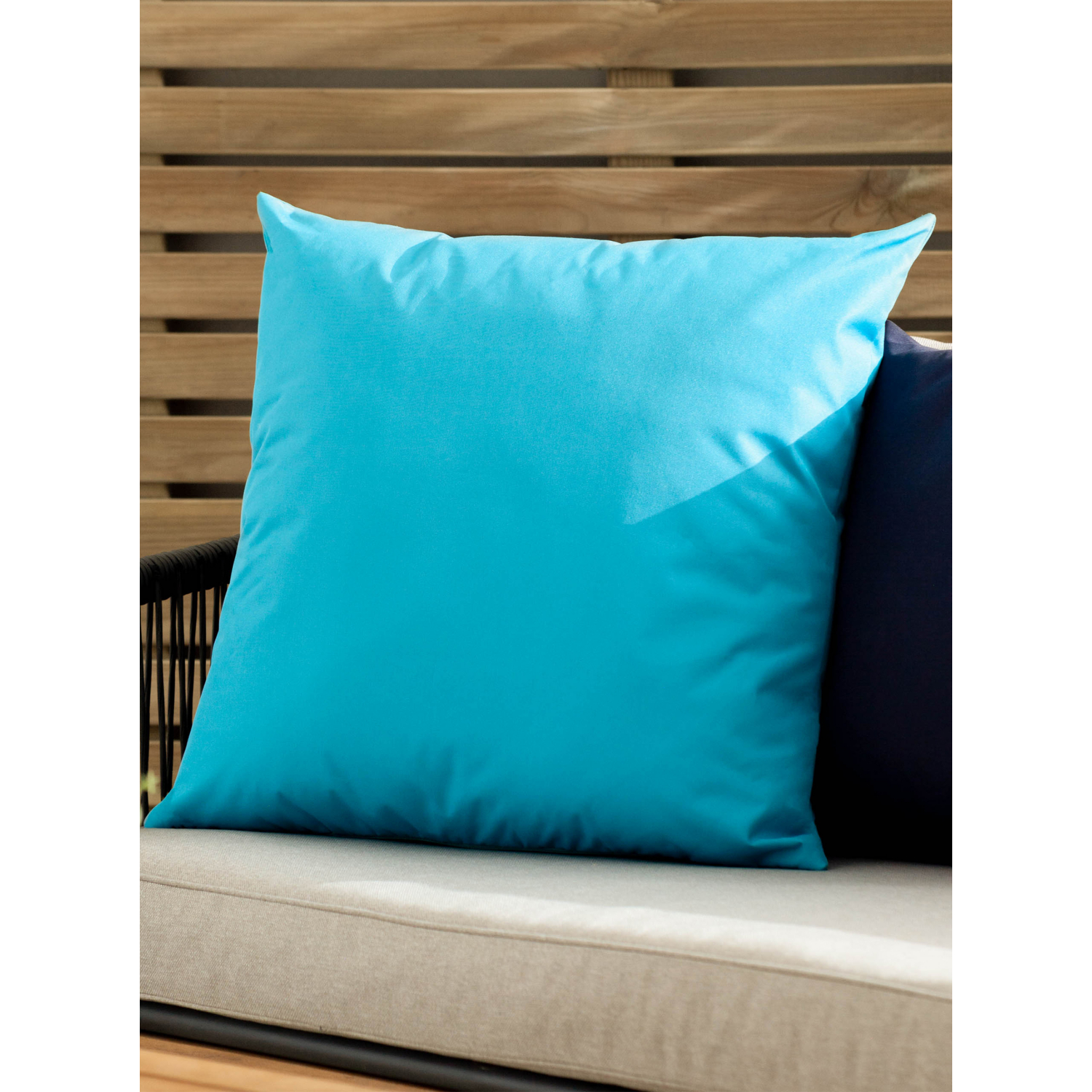 George Aqua Furn Plain Outdoor Cushion