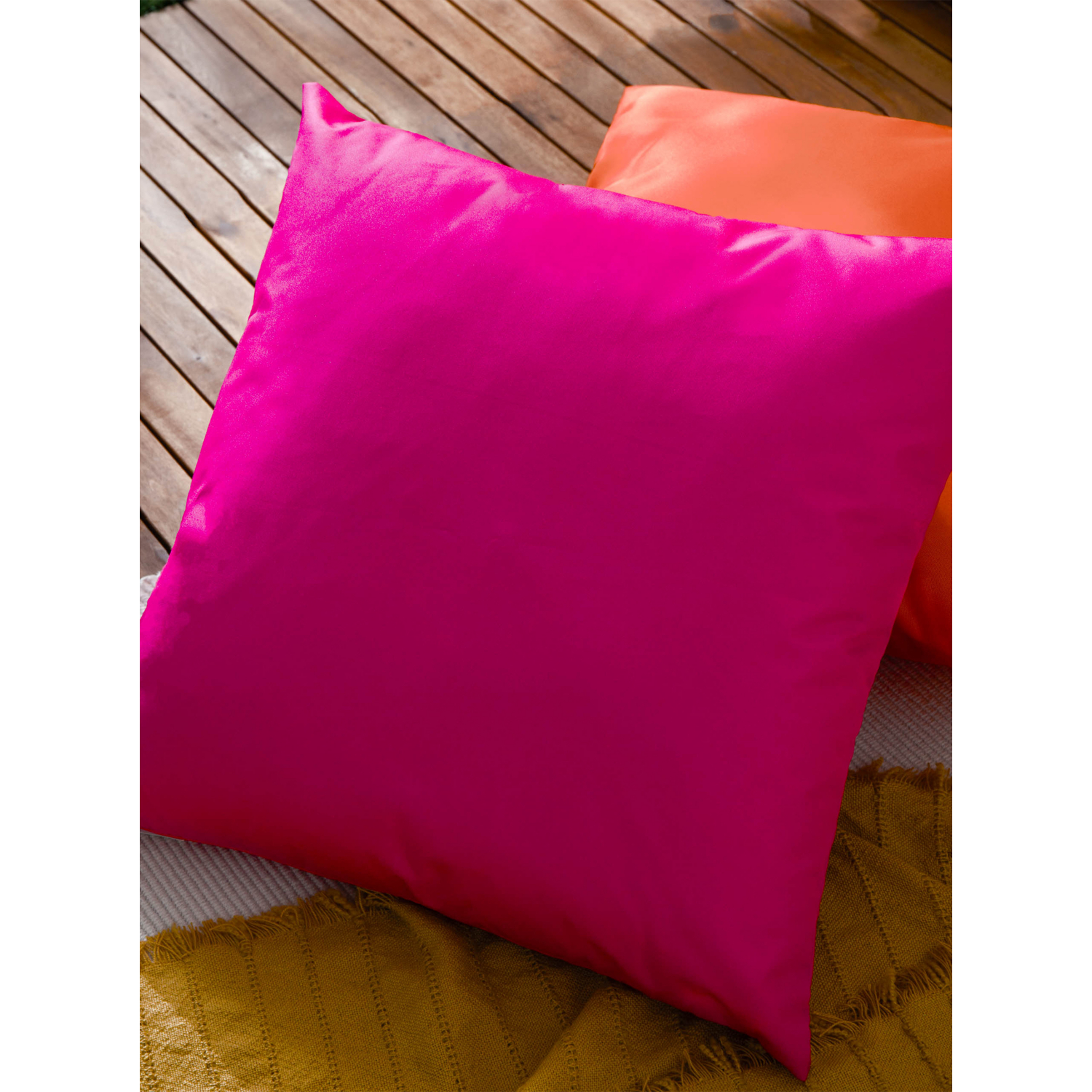 George Pink Furn Plain Outdoor Cushion