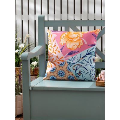 furn. Melhoun Abstract Polyester Filled Outdoor Cushion, Multi