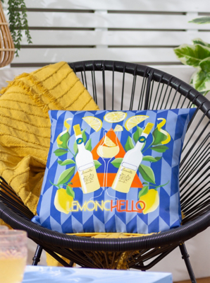 furn. Limoncello Abstract Outdoor Cushion | Home | George at ASDA