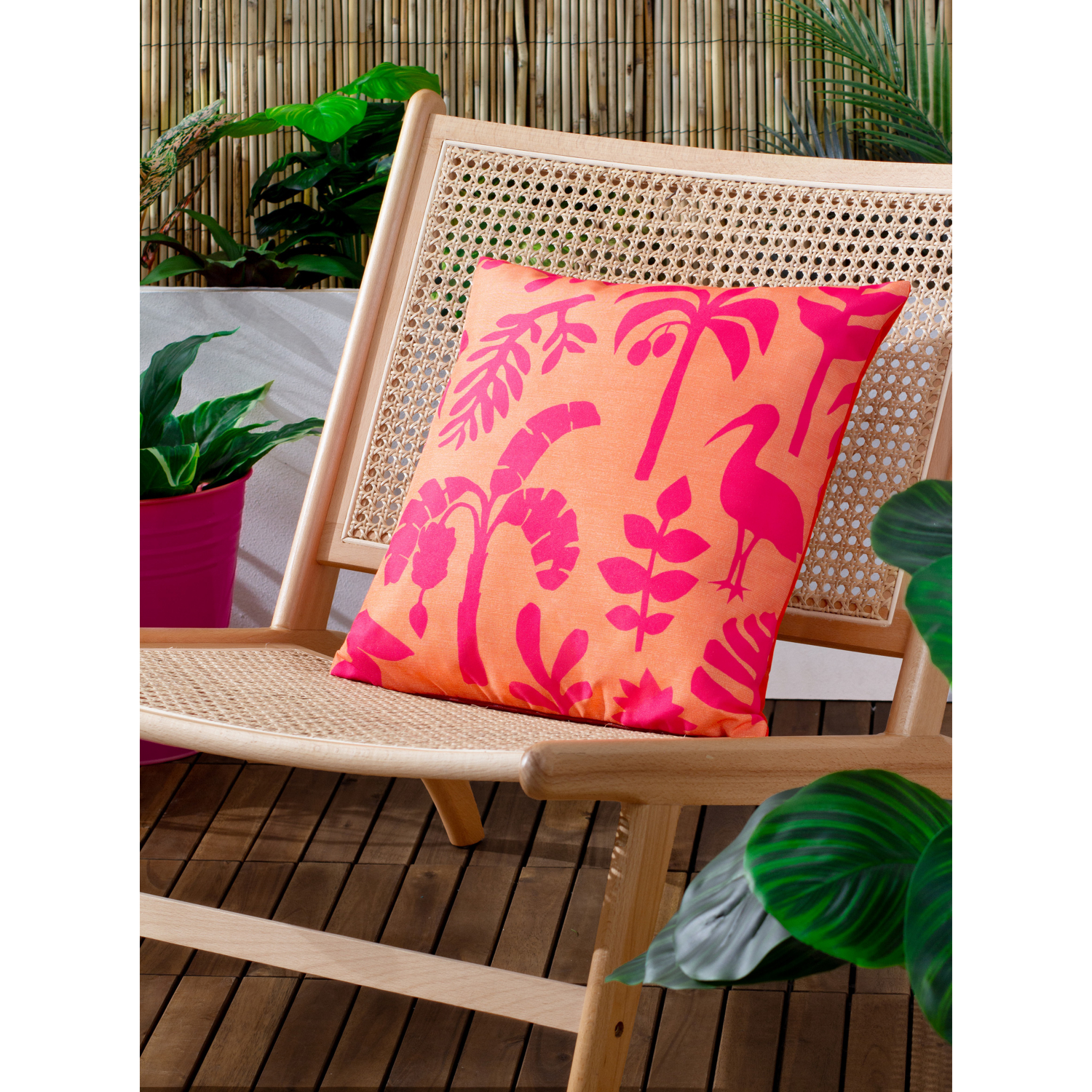 George Orange Furn. Marula Tropical Outdoor Cushion