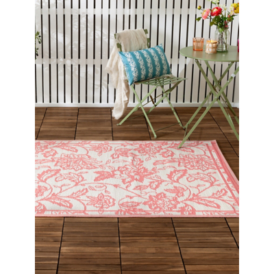 Furn. Anemone Woven Jacquard Outdoor Rug Multi 120 X 180Cm, Multi