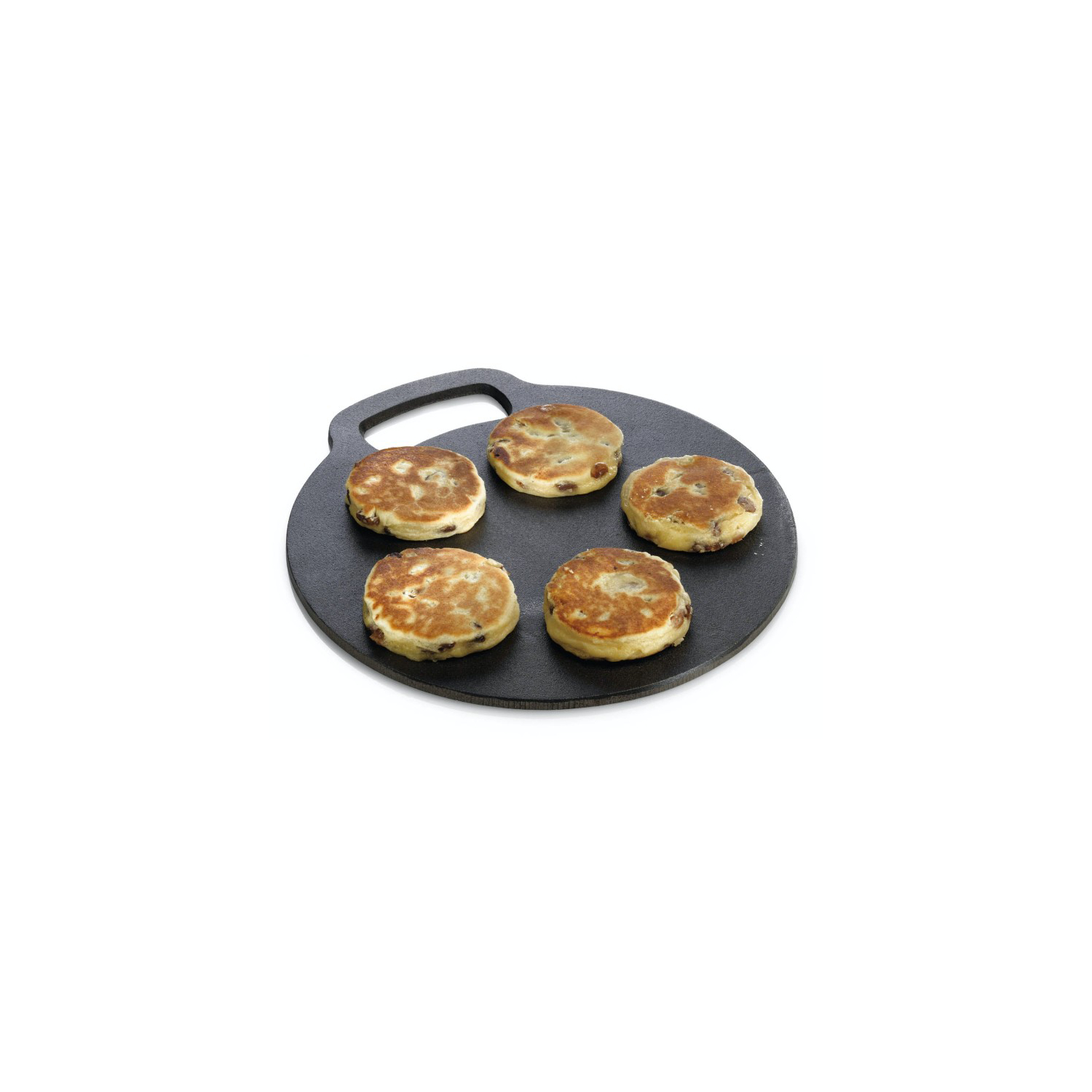 Rackhams Black Cast Iron 27Cm Steel Baking Stone - Cast Iron - Baking Stone - Image 6