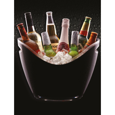 George BarCraft Black Acrylic Drinks Cooler