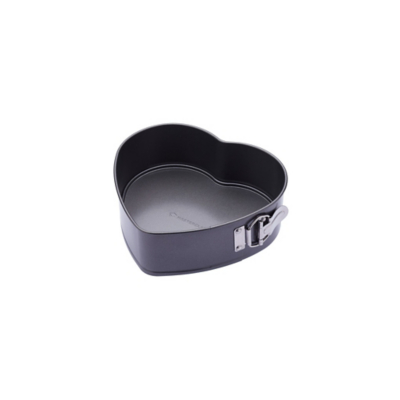 MasterClass Non-Stick Spring Form Heart Shape Cake Tin in Black
