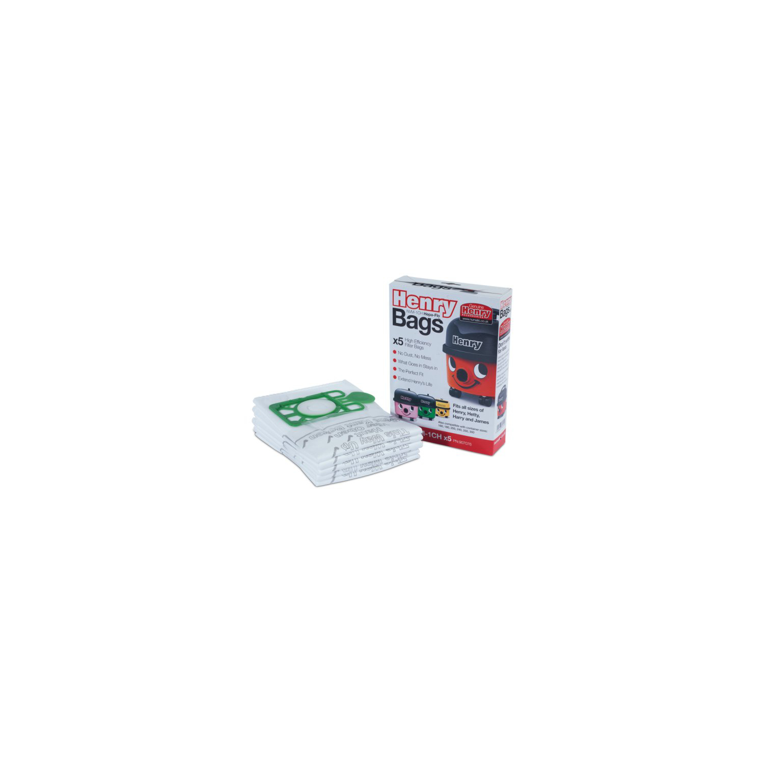 Henry - HepaFlo Vacuum Bags - Pack of 5 - Image 12
