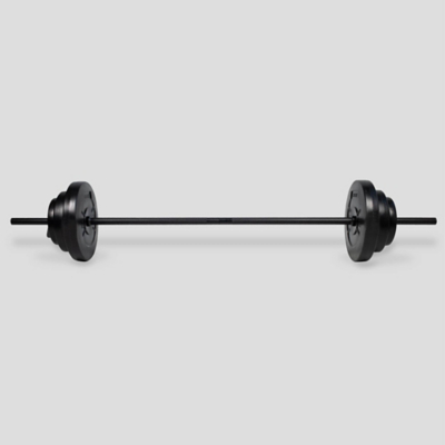 Adjustable Barbel Set 20Kg Black, Black