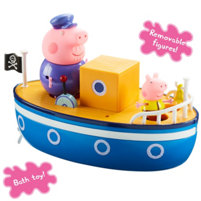 grandpa pig's bathtime boat