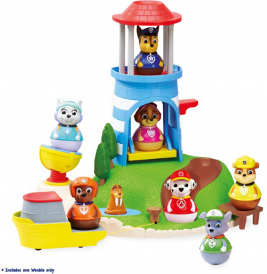 Paw Patrol Weeble Island Playset Kids at ASDA