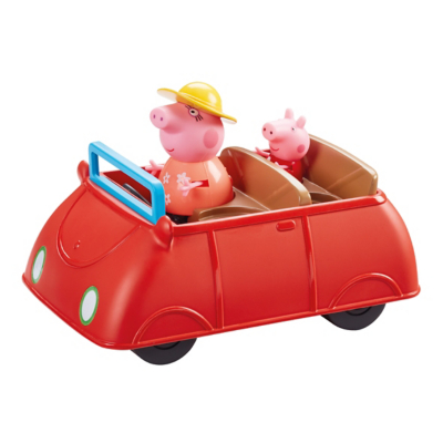 peppas red car