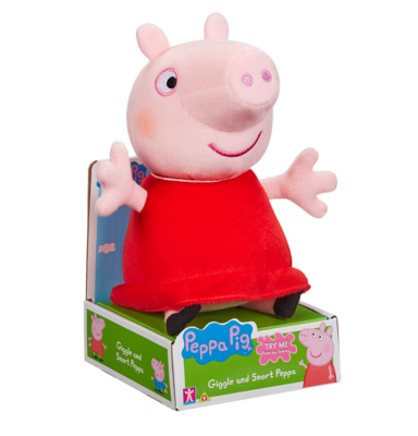 peppa pig talking glow george