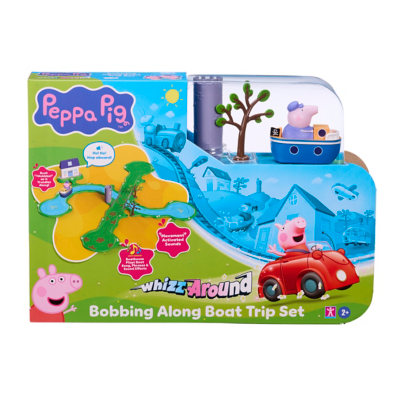 Peppa Pig Bobbing Along Boat Trip Playset Whizz Around