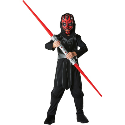 George Rubies Star Wars Darth Maul Childrens Costume - Black