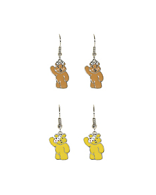 Children In Need Pudsey and Blush Earrings | Girls | George at ASDA