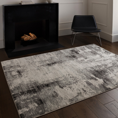 Nova Mirage Charcoal Grey NV37 Rug - 200x290 / Grey