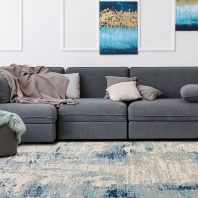 Nova Mirage Blue NV36 Rug - 120x170 / Blue