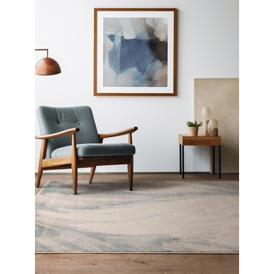 George Unisex Blue The Rug Edit Viva Swirl Rug Extra Large