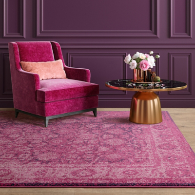 Muse MU28 Heritage Pink Rug - 200x290 / Pink