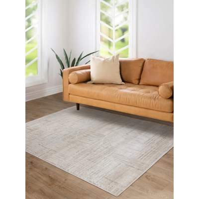 The Rug Edit Axel Cream Crosshatch Rug