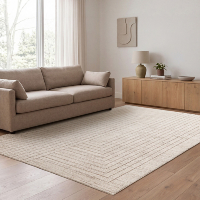 The Rug Edit Oslo Cream/Natural Angles Rug