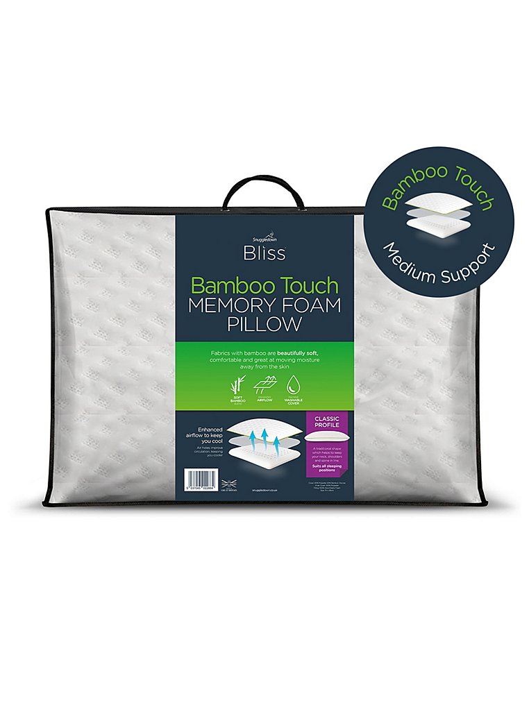 Snuggledown Bliss Memory Foam Pillow with Bamboo cover | Home | George ...