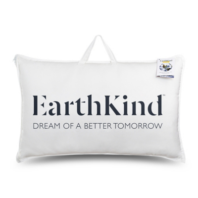 George Earthkind Luxury Reclaimed Natural Pillow - Medium Support - White