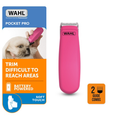 Wahl Trimmer Kit Pocket Pro Pink Pet Home at ASDA