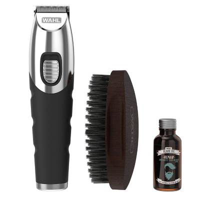 Wahl Rechargeable Beard Trimmer Kit, 9893-800 in Black