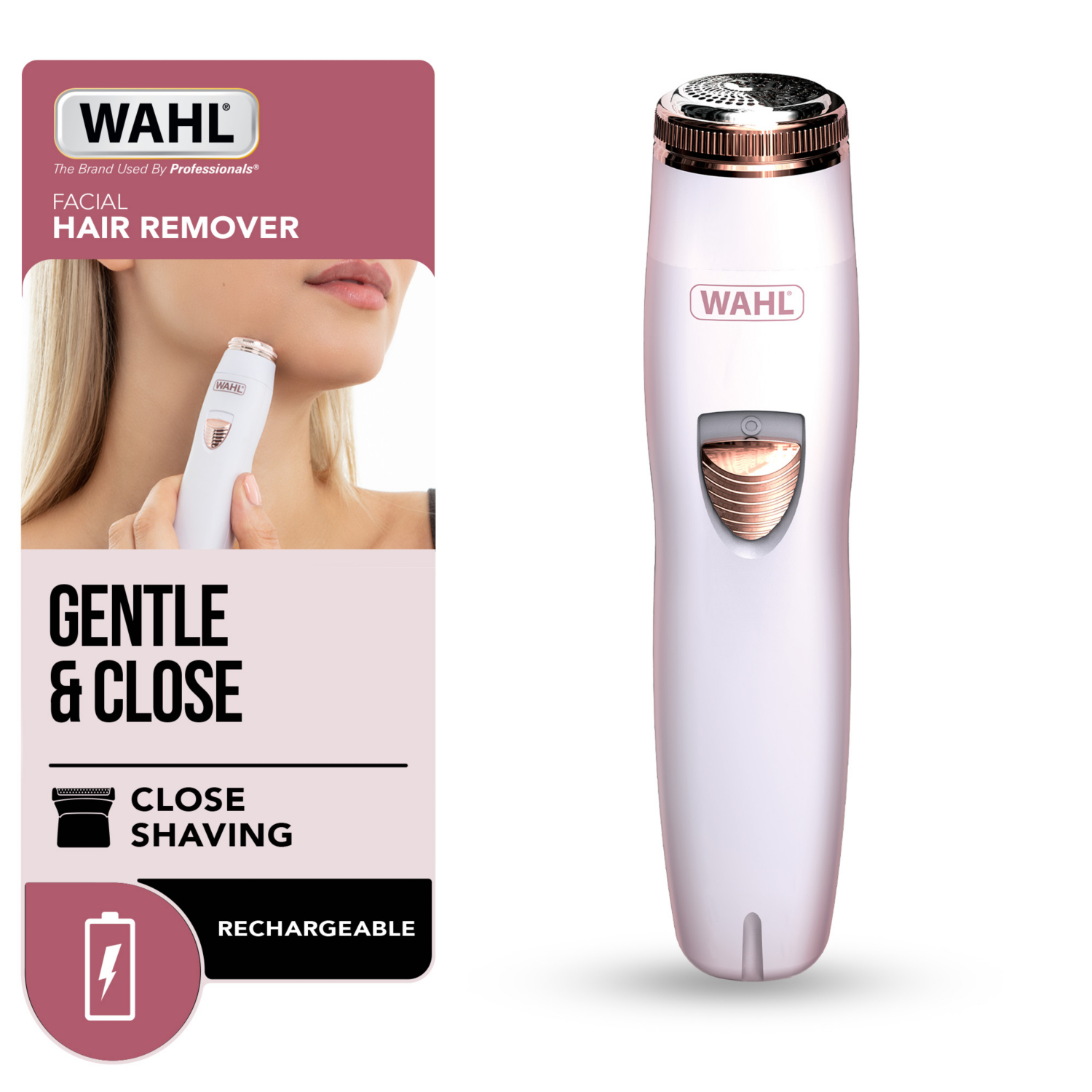 Wahl Rose Gold Trimmer Kit Facial Hair Remover