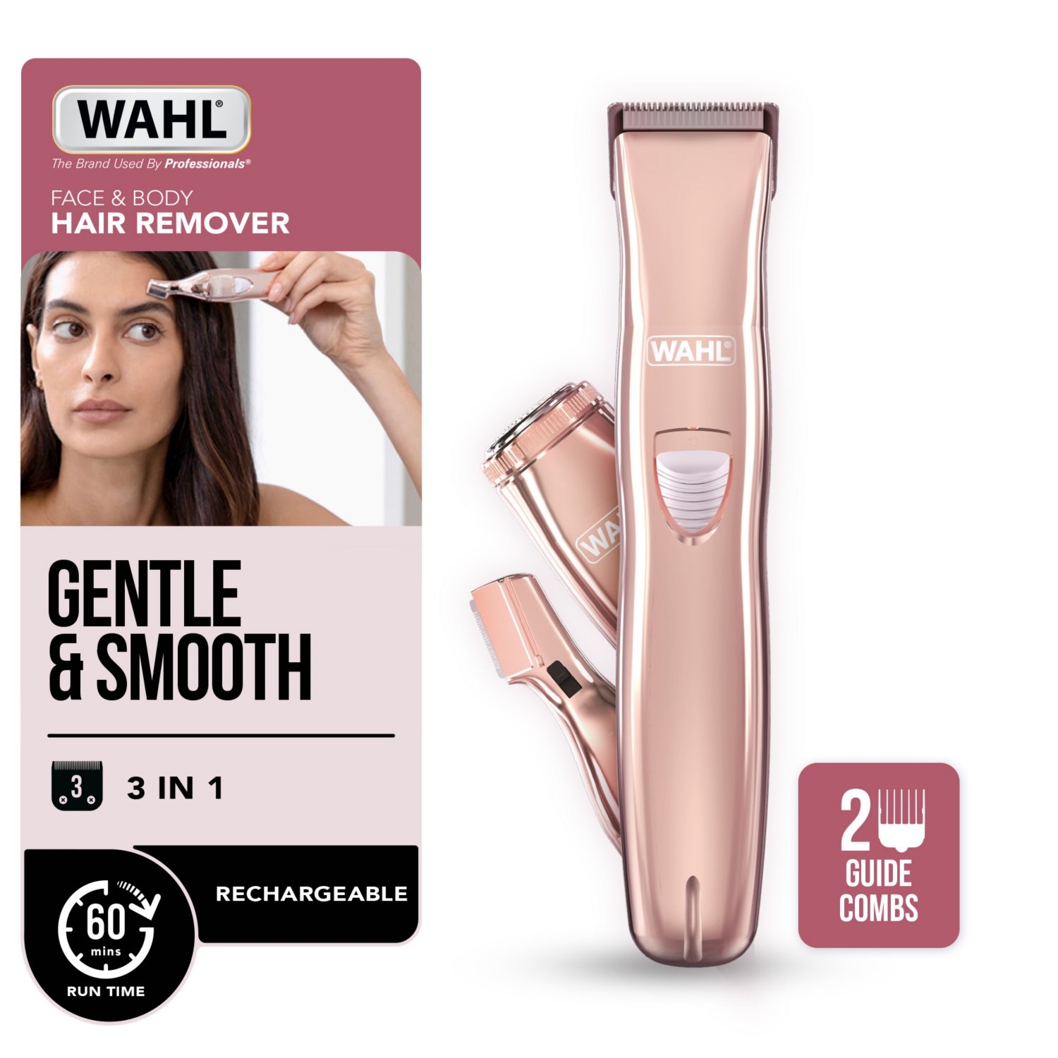 Wahl Rose Gold Face & Body Hair Remover