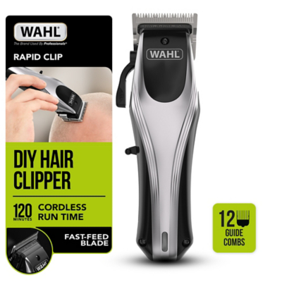 Wahl Rapid Clip Cord/Cordless Hair Clipper Home at ASDA