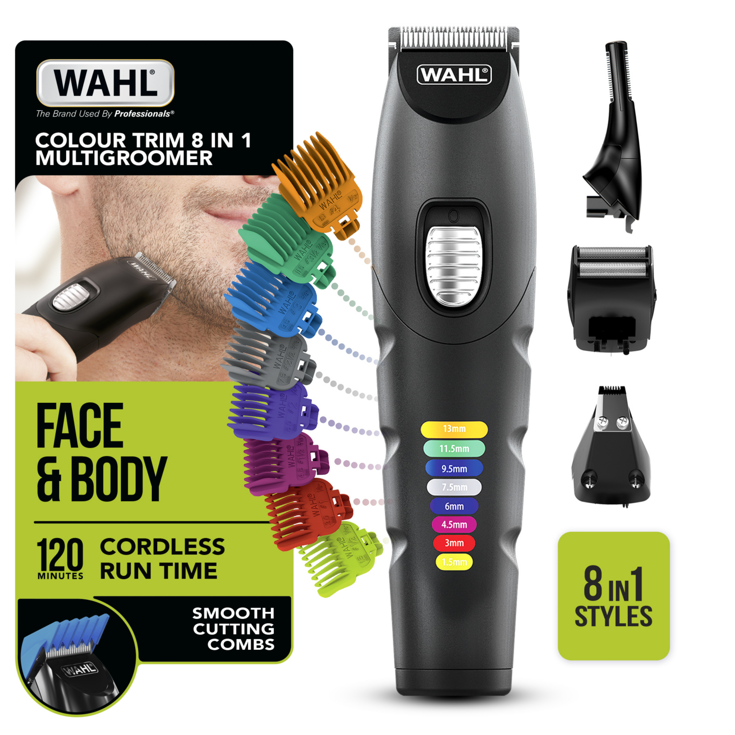 Wahl Black Trimmer Kit Multigroomer Colour