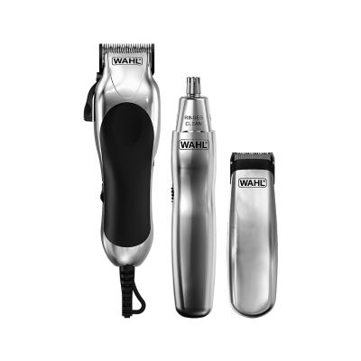 Wahl Deluxe Chrome Pro Mains Clipper, Silver