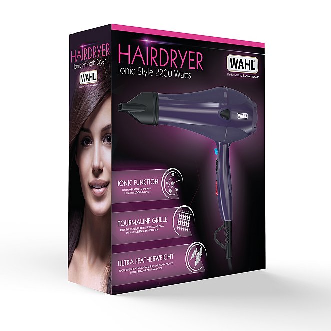 Wahl Ionic Style Puprle Hairdryer | Home | George at ASDA