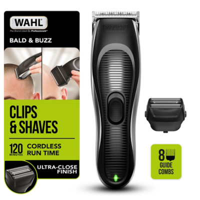 George Wahl Clipper Kit Bald & Buzz Cut Lithium - Black