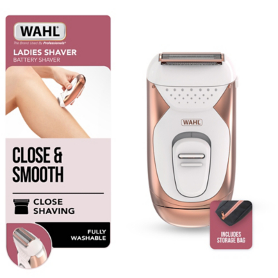 WAHL 3023392 Wet & Dry Foil Lady Shaver - Pink & White
